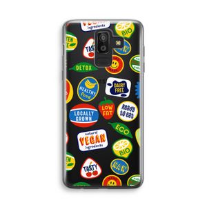 Fruitsticker: Samsung Galaxy J8 (2018) Transparant Hoesje