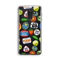 Fruitsticker: Samsung Galaxy J8 (2018) Transparant Hoesje