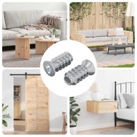 Bout 2 pcs Zilver M6 x 12 mm IJzer