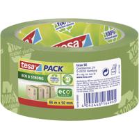 tesa ECO & STRONG 58156-00000-00 Pakband tesapack Groen (l x b) 66 m x 50 mm 1 stuk(s) - thumbnail