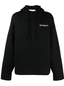 Off-White hoodie à logo imprimé - Noir