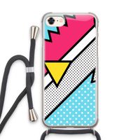 Pop Art #3: iPhone 7 Transparant Hoesje met koord