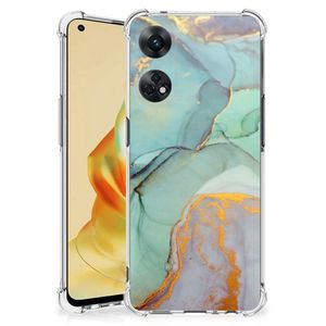 Back Cover voor OPPO Reno8 T 4G Watercolor Mix