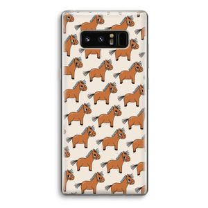 Pony: Samsung Galaxy Note 8 Transparant Hoesje