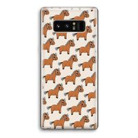 Pony: Samsung Galaxy Note 8 Transparant Hoesje