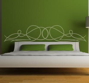 Lijnsticker Hoofdeinde Bed