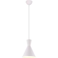 LED Hanglamp - Trion Ewomi - E27 Fitting - 1-lichts - Rond - Mat Wit - Aluminium - Ø20cm