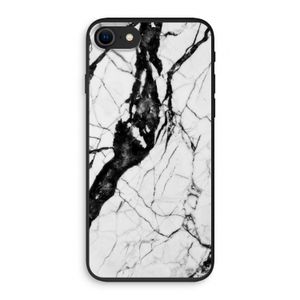 Witte marmer 2: iPhone SE 2020 Biologisch afbreekbaar hoesje