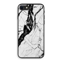 Witte marmer 2: iPhone SE 2020 Biologisch afbreekbaar hoesje