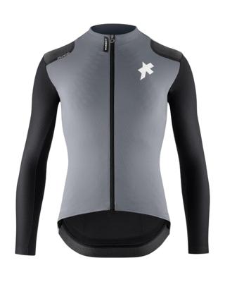 Assos Equipe RS spring fall S11 fietsshirt lange mouw zwart grijs heren S
