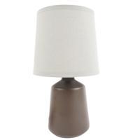 Tafellamp keramiek bruin 27cm