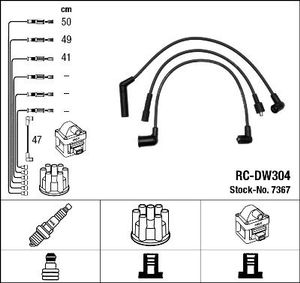 Bougiekabelset RCDW304