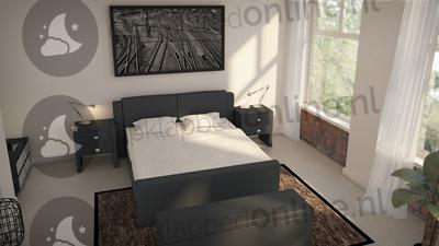 Elektrische boxspring 160 x 210 cm- stofkleur 1984