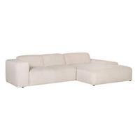 by fonQ Wonder 4-zitshoekbank met Chaise Longue Rechts - Rib