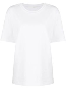 Alexander Wang t-shirt à logo texturé - Blanc