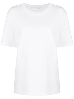 Alexander Wang t-shirt à logo texturé - Blanc