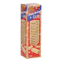 Stapeltoren hout mini18,5x5,5x5,5cm