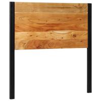 Hoofdeinde 100 cm massief hout acaciahout en ijzer