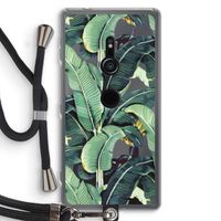 Bananenbladeren: Sony Xperia XZ2 Transparant Hoesje met koord