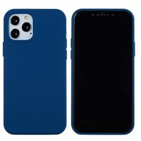 Lunso - Softcase Backcover hoes - iPhone 13 Pro - Blauw - thumbnail