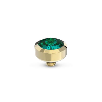 Melano Twisted Glossy Steentje Blue Zircon Rosé