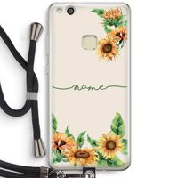 Zonnebloemen: Huawei Ascend P10 Lite Transparant Hoesje met koord Zonnebloemen: Huawei Ascend P10 Lite Transparant Hoesje met koord