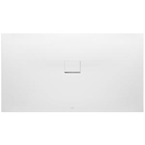 Villeroy & Boch Squaro Infinity kunststof douchebak quaryl rechthoekig 180x80x4cm mat wit UDQ1880SQI2V-RW