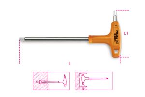 Beta Haakse stiftsleutels met krachthandgreep, vervaardigd uit roestvast staal 96T INOX 6 - 000961941