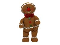 Gingerbread figuur muziek bewegend/lopend 30 cm 3xAA HIT - Hit