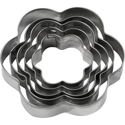 Creativ Company Uitsteekvormen, bloem, afm 8 cm, 5 stuk/ 1 doos
