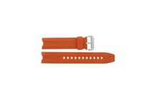 Horlogeband Casio EMA-100B-1A4V / 5299 / 10449650 Rubber Oranje 22mm