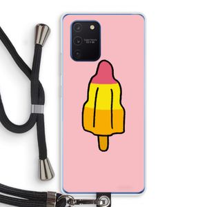 Raketijsje: Samsung Galaxy Note 10 Lite Transparant Hoesje met koord