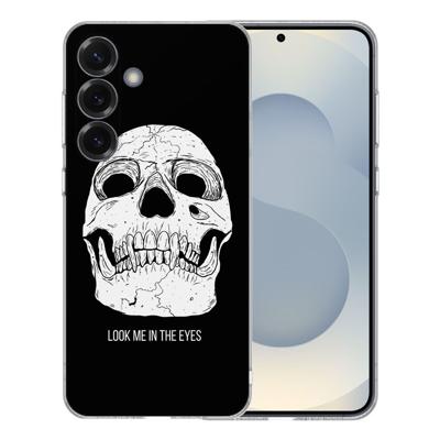 TPU Hoesje Samsung Galaxy S25 - Skull Eyes Backcover TPU Hoesje Samsung Galaxy S25 - Skull Eyes Backcover