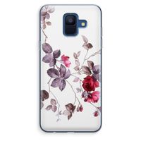 Mooie bloemen: Samsung Galaxy A6 (2018) Transparant Hoesje