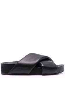 Jil Sander sandales à brides croisées - Noir