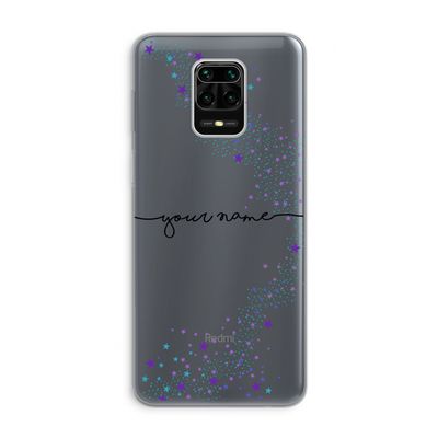 Sterren: Xiaomi Redmi Note 9 Pro Transparant Hoesje