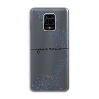 Sterren: Xiaomi Redmi Note 9 Pro Transparant Hoesje