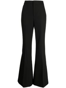 A.L.C. pantalon évasé Anders à plis marqués - Noir