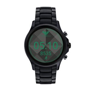 Horlogeband Armani ART5002 Staal Zwart 22mm
