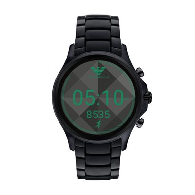 Horlogeband Armani ART5002 Staal Zwart 22mm