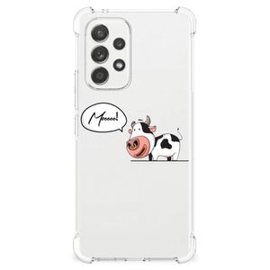 Samsung Galaxy A53 5G Stevig Bumper Hoesje Cow