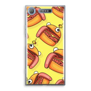 Hamburger: Sony Xperia XZ1 Transparant Hoesje