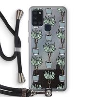 Boompje: Samsung Galaxy A21s Transparant Hoesje met koord