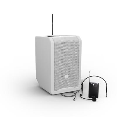 LD Systems ANNY 8 BPH 8 Inch Draagbare Accu Speaker met draadloze headset en Bodypack Pure white