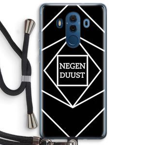 Negenduust geometrisch: Huawei Mate 10 Pro Transparant Hoesje met koord