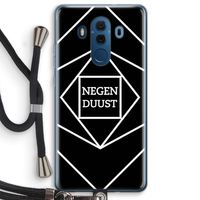 Negenduust geometrisch: Huawei Mate 10 Pro Transparant Hoesje met koord