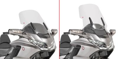 GIVI Windscherm, moto en scooter, D1172ST Verhoogd transparant