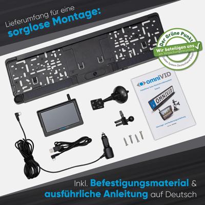 OmniVID Reversing video system solar 6