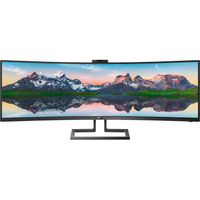 Philips P Line 499P9H/01 computer monitor 124 cm (48.8") 5120 x 1440 Pixels UltraWide Dual Quad HD LCD Zwart - thumbnail