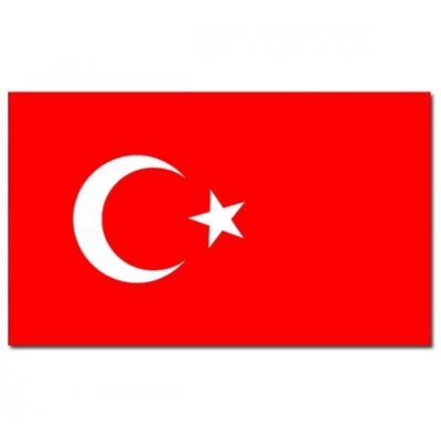 Vlag Turkije - 90 x 150 cm - Turkse Vlag - Türkiye